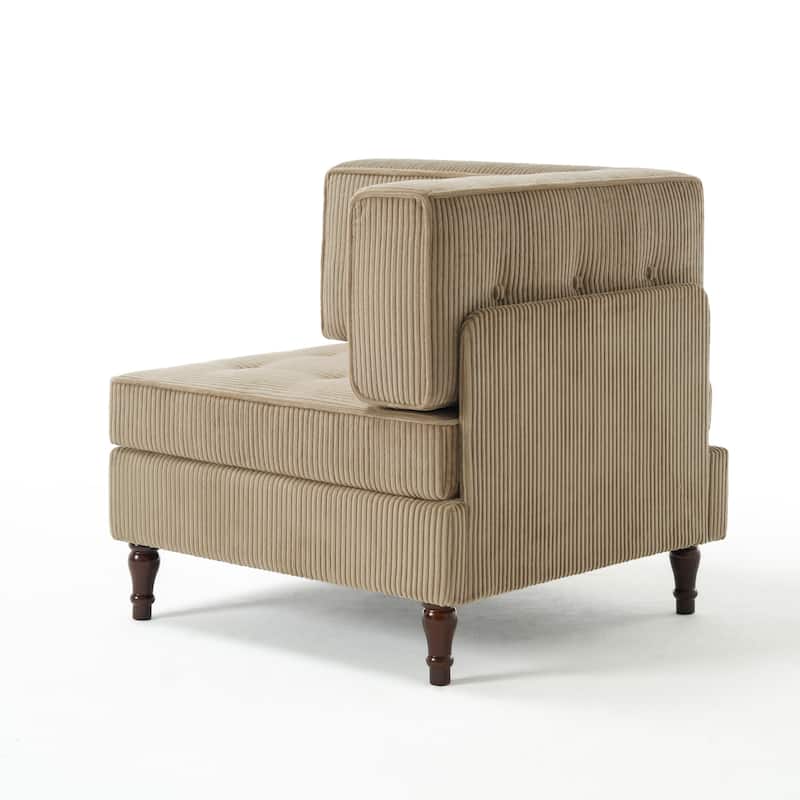 Madison Oversized Upholstered Corduroy Modular Sectional Sofa