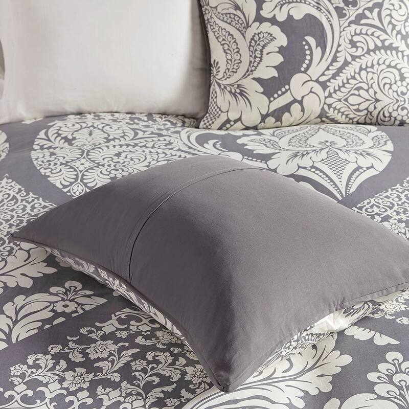 GDF Studio - Vienna 6-Piece Printed Duvet Cover Set with Decorative Pillows