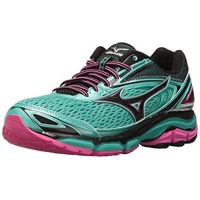 Mizuno Women's Wave Inspire 13 Running Shoe, Blarney/Electric, 11 B US