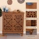 2-door Intricate Traditional Antique Storage Cabinet
