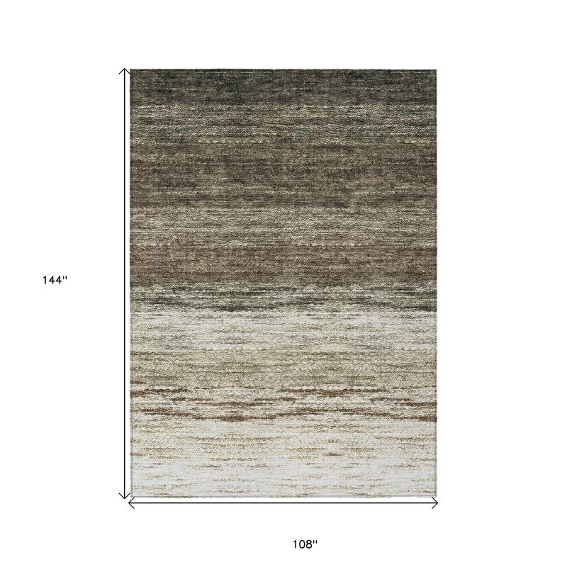HomeRoots Ombre Transitional Rectangle Outdoor Rug