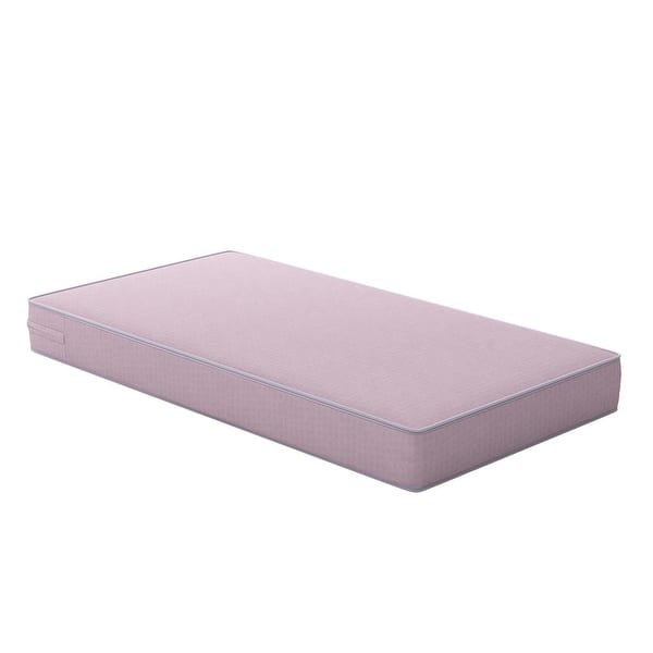 slide 2 of 14, DHP Safety First Heavenly Dreams Stars a Plenty Pink Mattress Pink - Synthetic Fiber