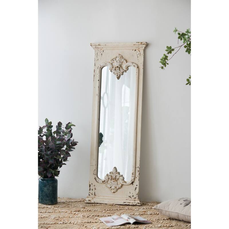 Full Length Mirror with Solid Wood Frame