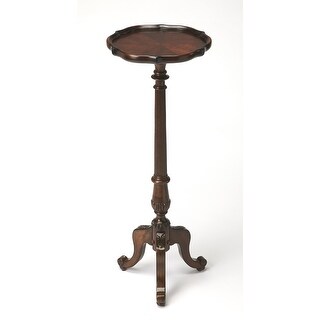 Butler Traditional Round Pedestal Plant Stand - Brown