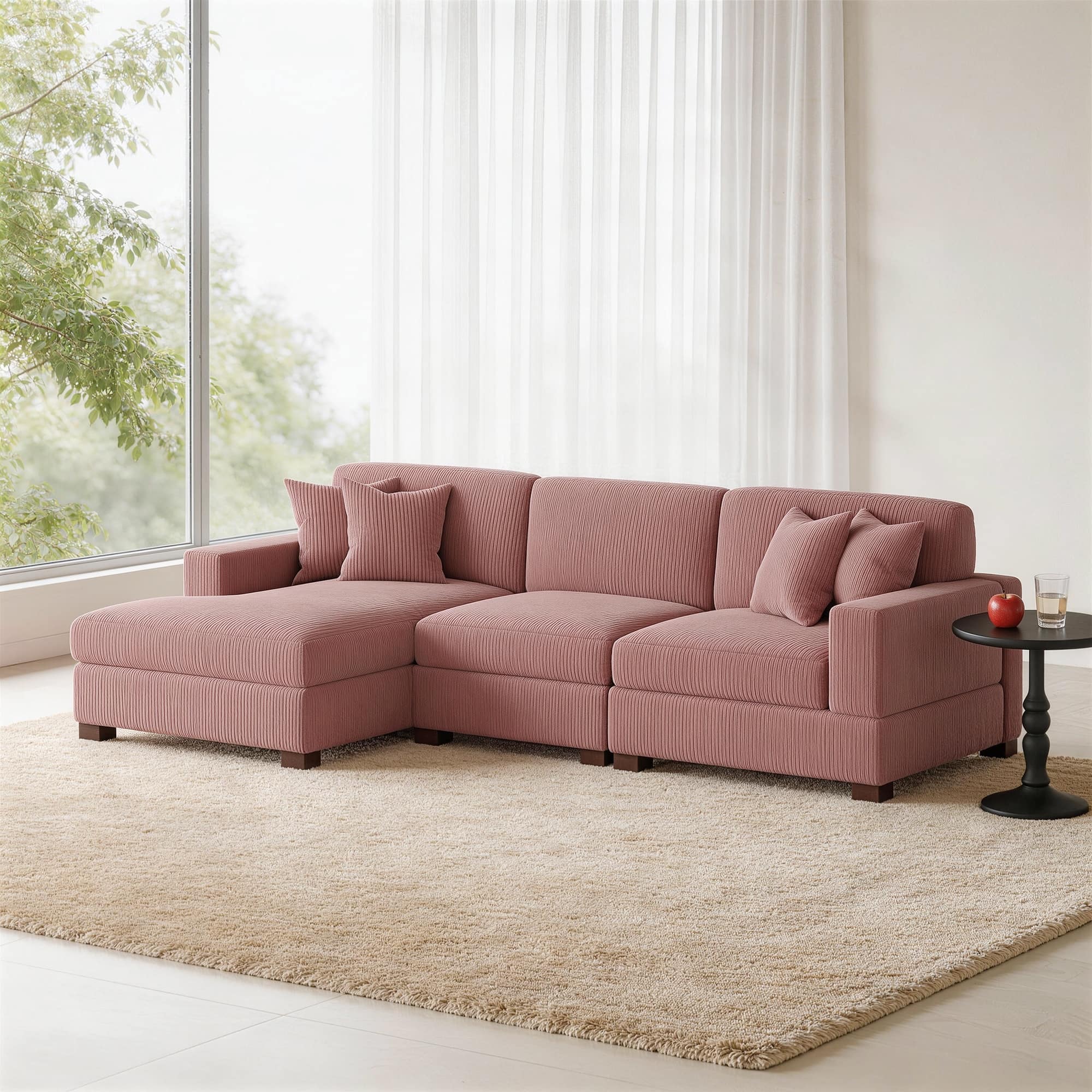 Option Pink/armchair&chaise&armless chair