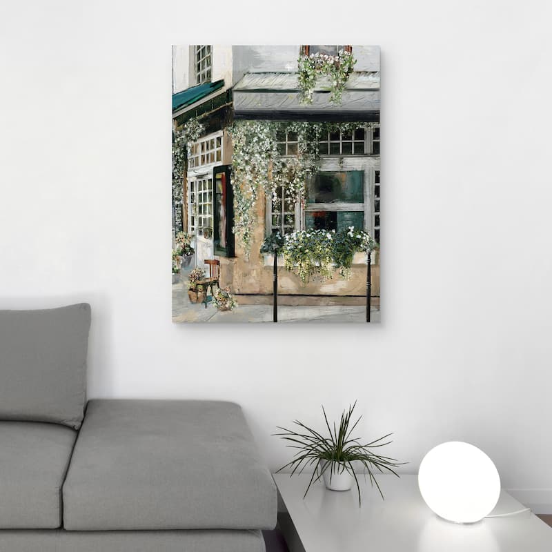 Rue Pavee Crop II by Studio Arts Canvas Art Print