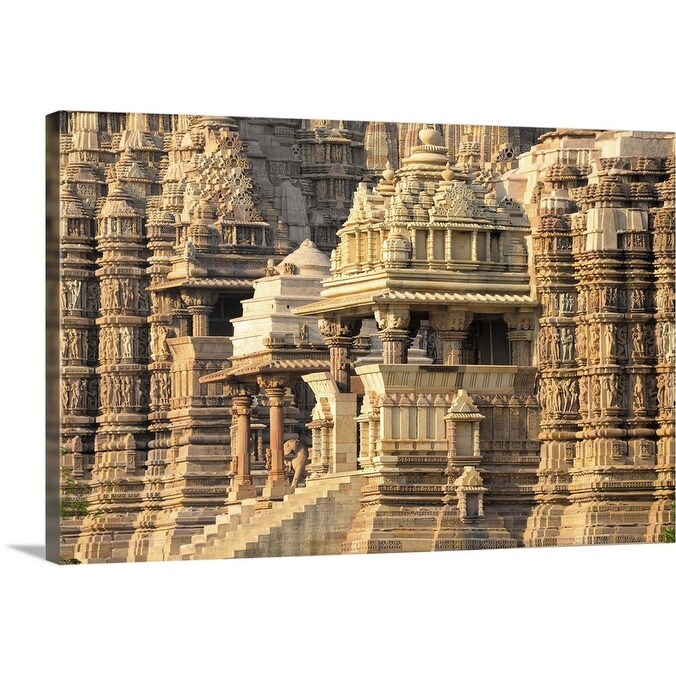 Shop Khajuraho Temple Chhatarpur District Madhya Pradesh India Canvas Wall Art Overstock 24114707