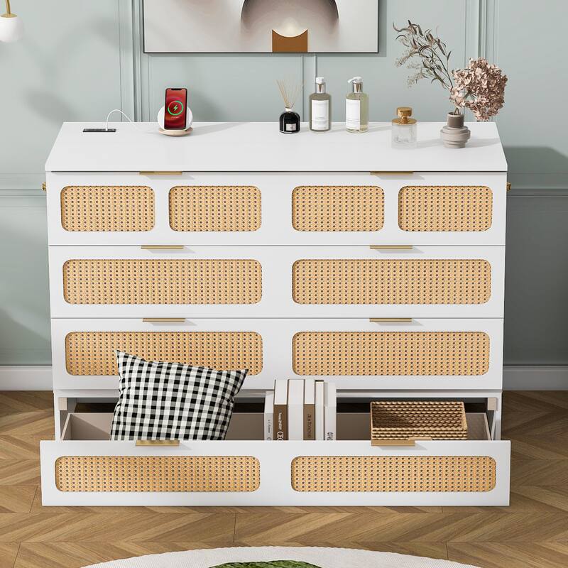Modern Murphy Bed with Large Drawers