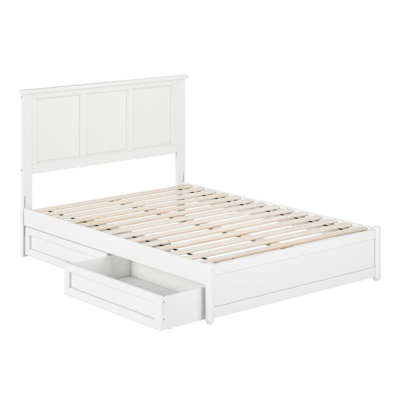 Felicity Platform Bed with Panel Footboard and Storage Drawers