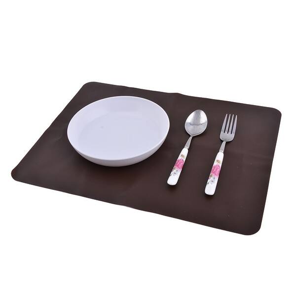 Shop Dining Table Silicone Rectangle Cup Pot Pan Pad Heat