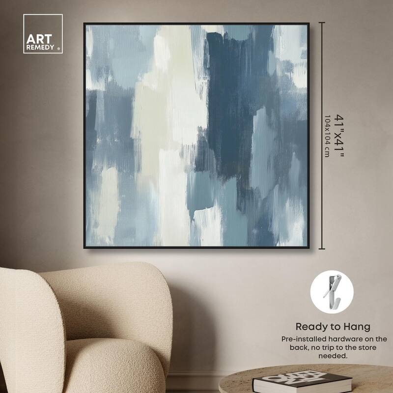 Blue Union Canvas by Art Remedy