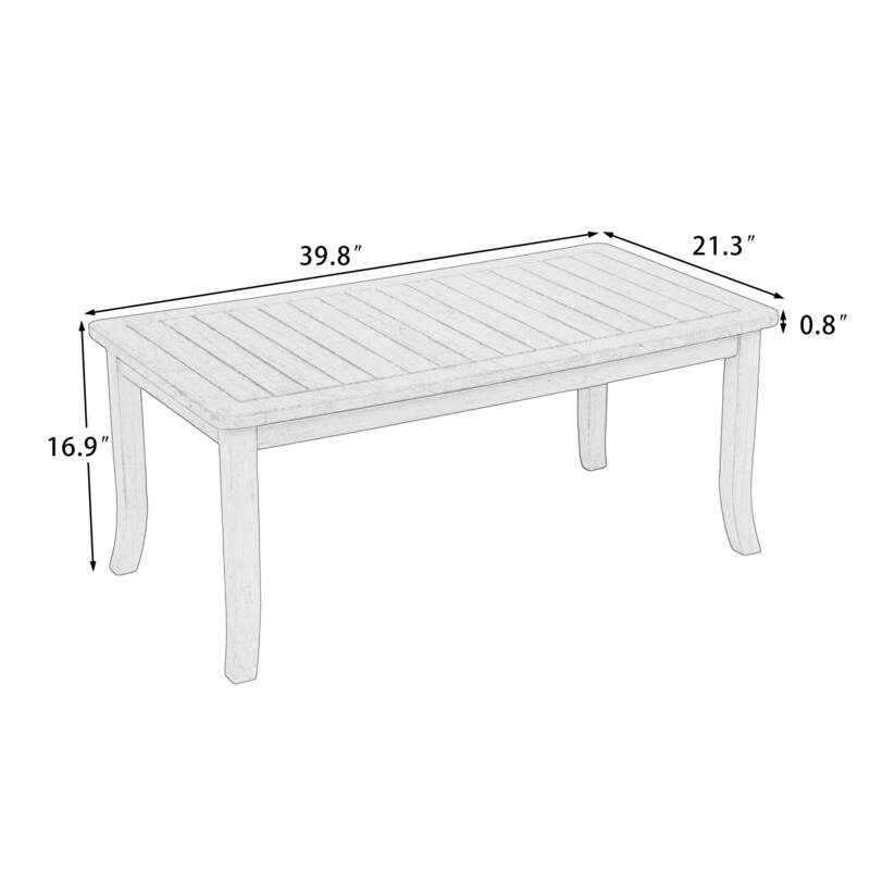 Outdoor Patio Wooden Table