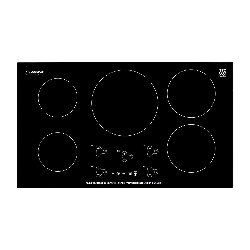 induction cooktop with gas wok burner