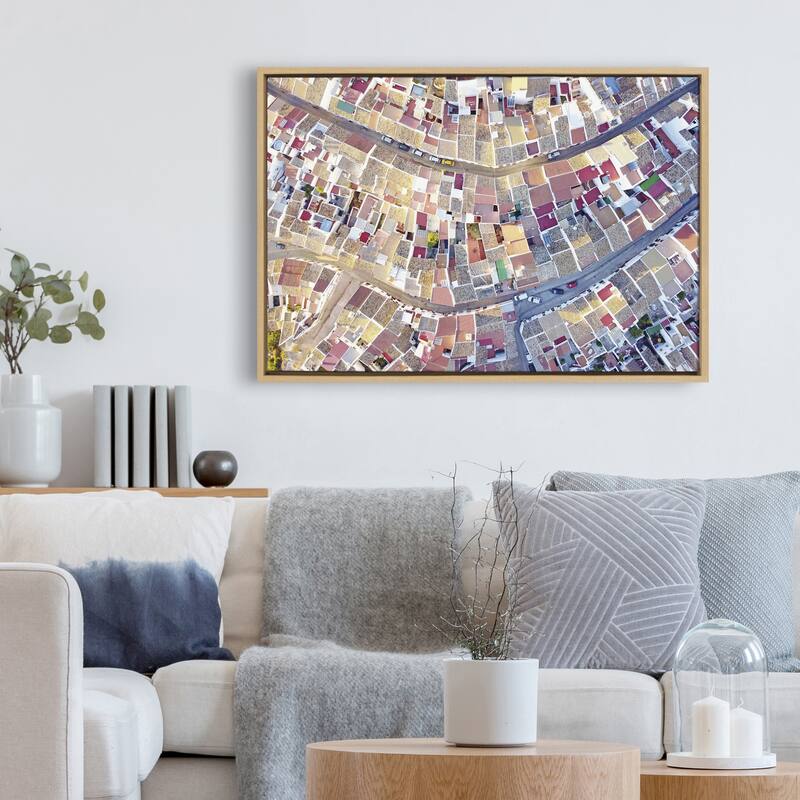 Kate and Laurel Sylvie Spain 4 Framed Canvas by Rachel Bolgov