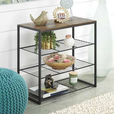 Whitmor Modern Industrial 4-Tier Storage Shelves