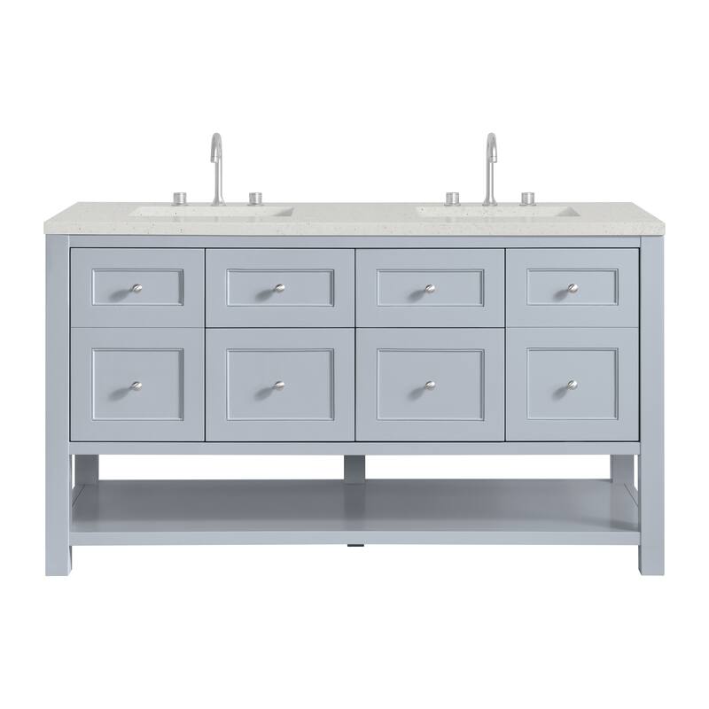 Breckenridge 60" Double Vanity, Serenity Blue - 60D