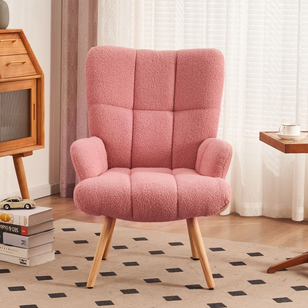 Small pink 2025 chair bedroom