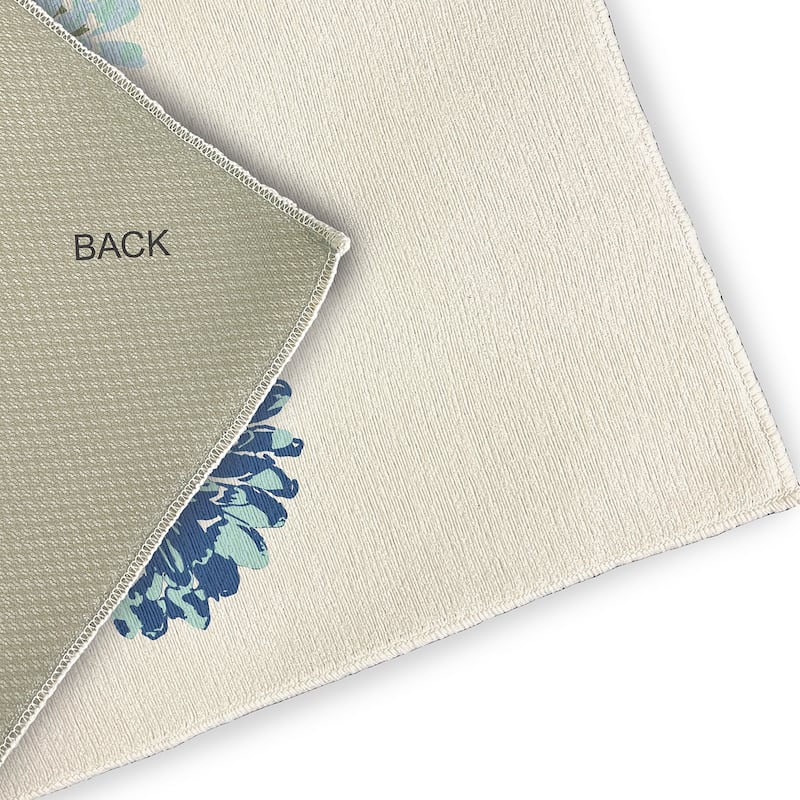Gypsy Floral Spring Chenille Indoor/Outdoor Rug