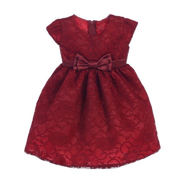 maroon baby girl clothes