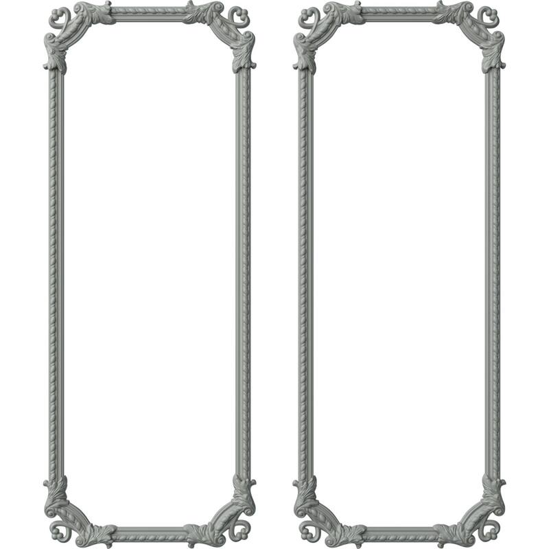 Devon Rope Panel Moulding Kit - 28"W x 72"H - Double Pack