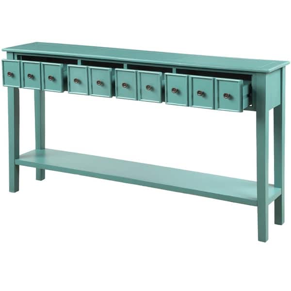Blue 4 Drawer 60 Long Sofa Table Entryway Console Tables On Sale Overstock 29874749 Great savings & free delivery / collection on many items.