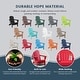 preview thumbnail 9 of 10, Laguna Weather Resistant Outdoor Patio Folding Adirondack Chairs (Set of 4)