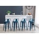 preview thumbnail 1 of 30, Metal Bar Stools Set of 4,Bar Stool with Low Back for Indoor/Outdoor Barstools