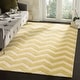 preview thumbnail 86 of 126, SAFAVIEH Handmade Chatham Gunda Modern Moroccan Wool Rug 3' x 5' - Light Gold/Ivory