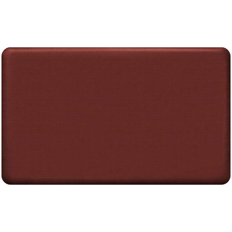 Designer Comfort Grasscloth Anti-Fatigue Kitchen Mat