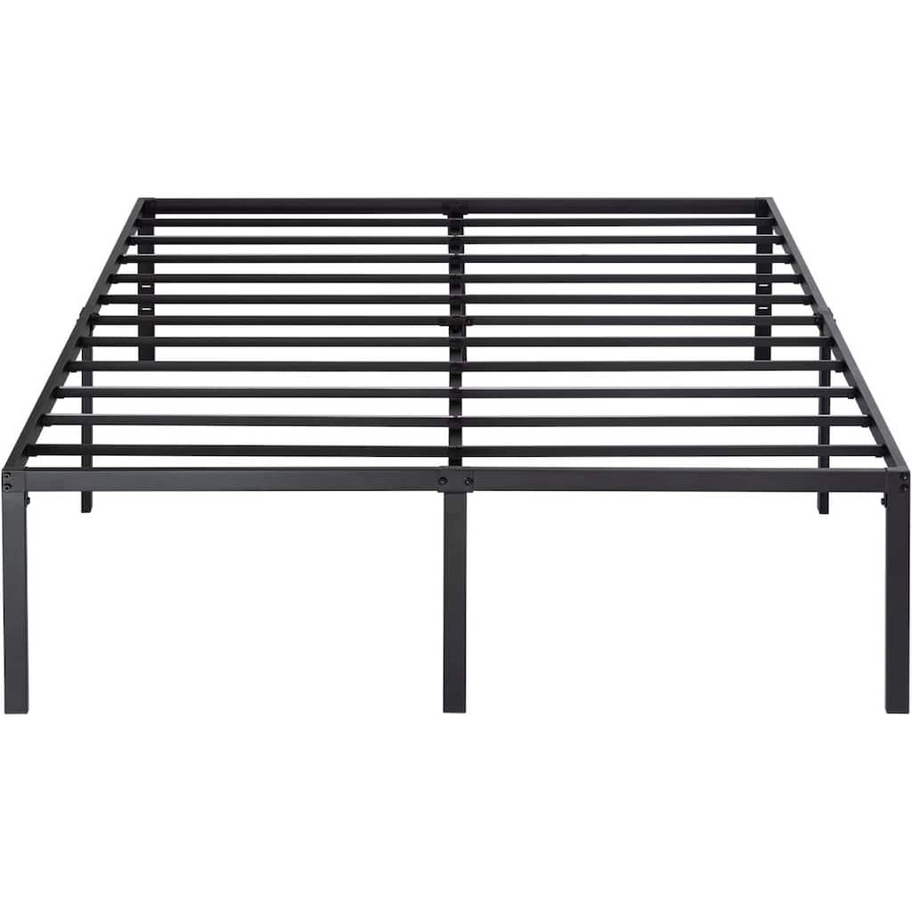 18-inch Metal Platform Bed Frame with Under-Bed Storage Space-Twin/Queen/King/Full