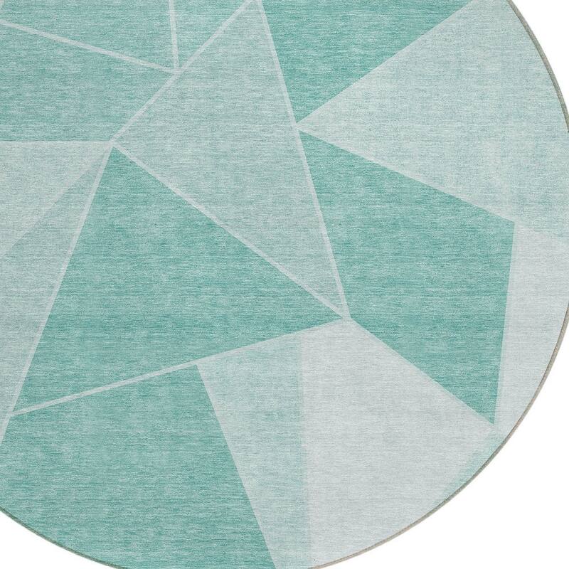 HomeRoots Geometric Transitional Rectangle Outdoor Rug