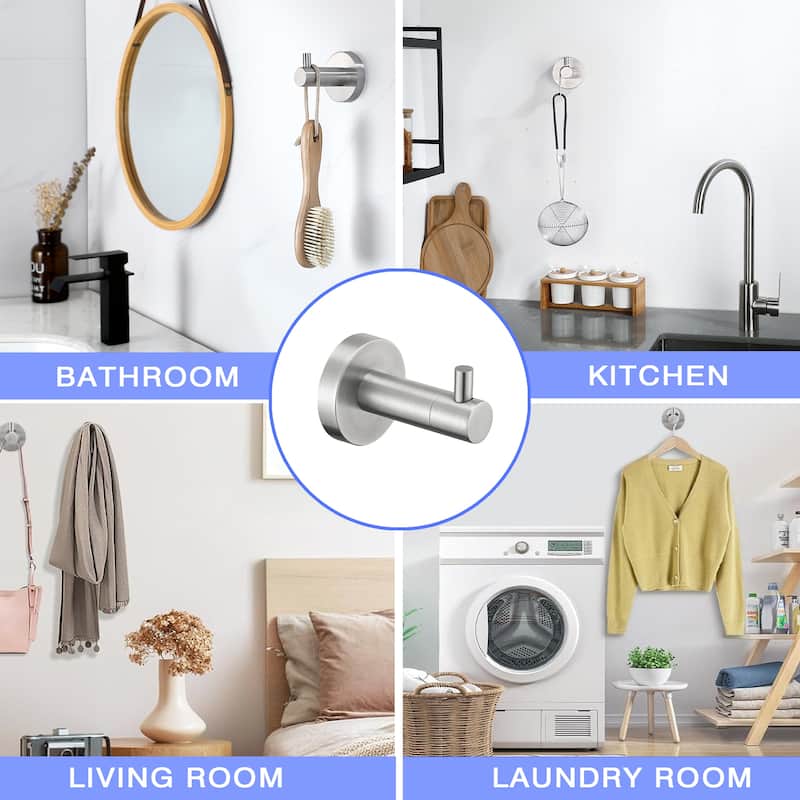 Wall Mounted Towel Hook Bathroom Robe Hook
