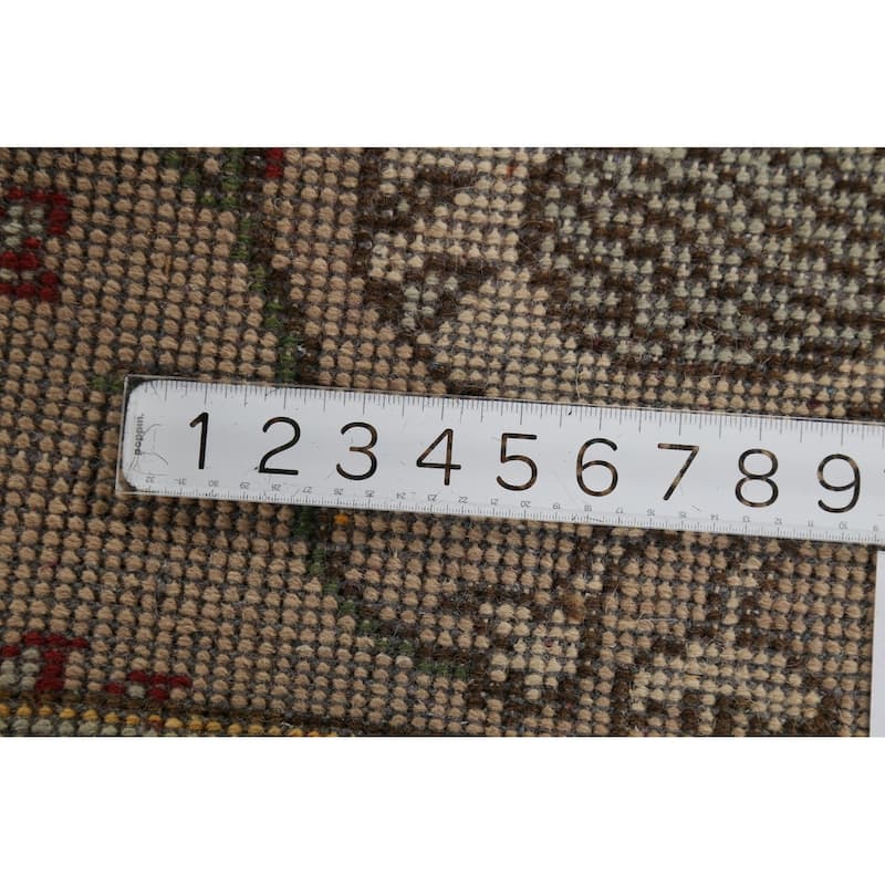 Animals Design Ziegler Indian Accent Rug Handmade Wool Carpet - 2'7"x 6'0"