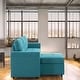 preview thumbnail 70 of 71, Reversible Sectional Sleeper Sofa with Storage Chaise & Pull-Out Bed