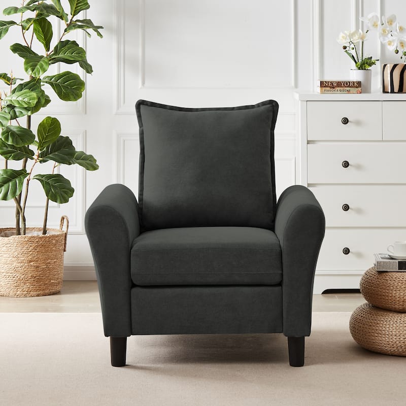 Modern Accent Chair Comfy Upholstered Armchair for Living Room