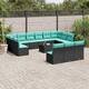 Option Black and blue with table
