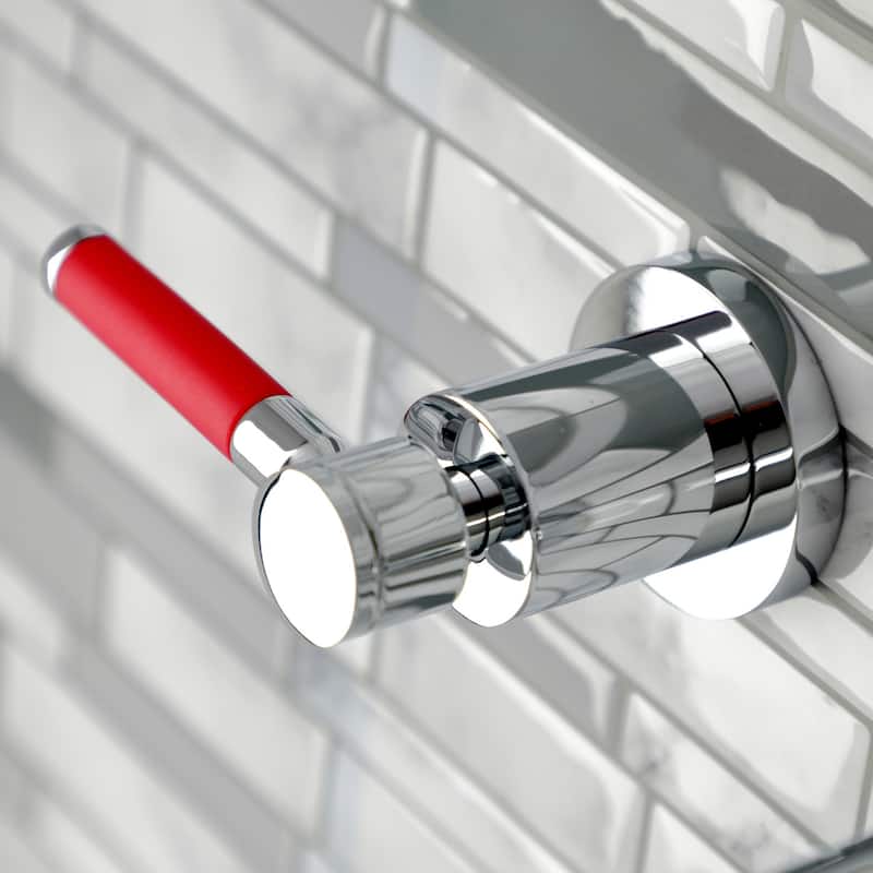 Kingston Brass Kaiser 3-Hole Wall Mount Roman Tub Faucet