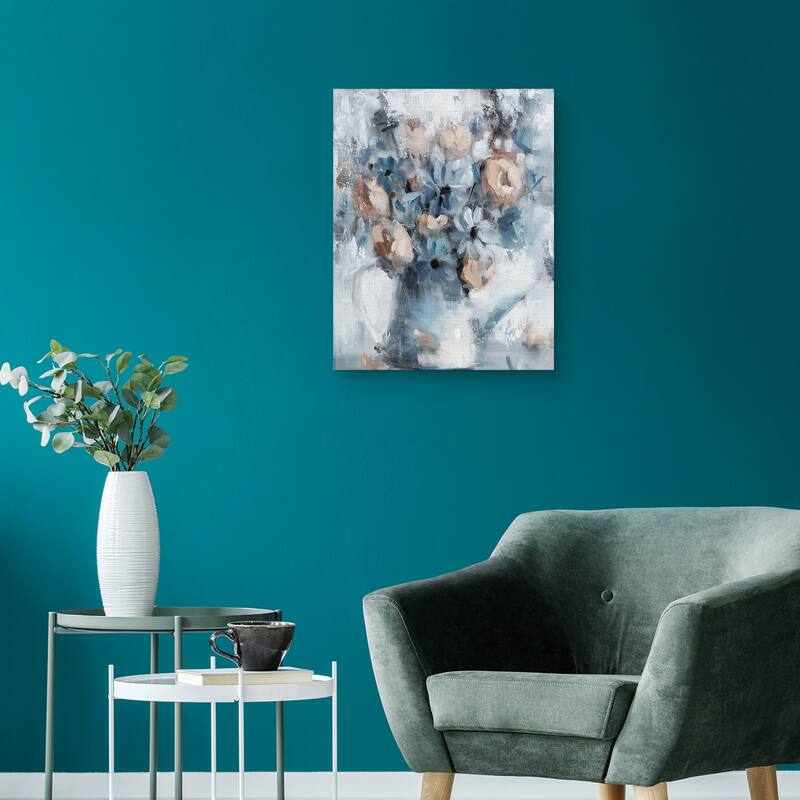 Peaches and Cream Light Crop by Jennifer Stottle Taylor Canvas Art Print