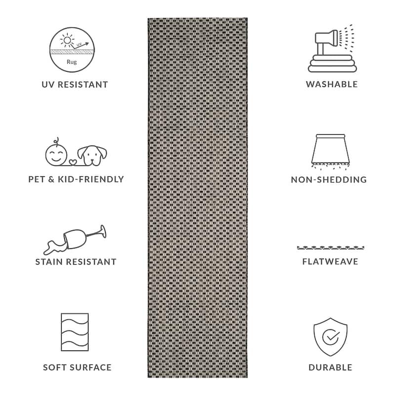 SAFAVIEH Courtyard Ragini Indoor/Outdoor Waterproof Patio Backyard Rug