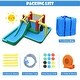 preview thumbnail 10 of 10, Costway Slide Water Park Climbing Bouncer Splash Pool Pendulum Tunnel - See Details