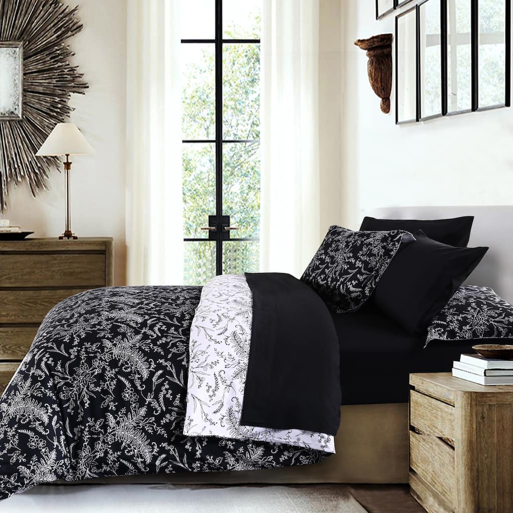 Winter Brush Reversible Down Alternative Comforter and Sham Set
