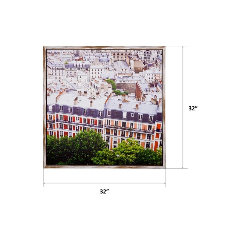 'Au Revoir II' - 32"x32" Photo by Veronica Olson, Printed on Canvas, Framed