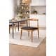 preview thumbnail 2 of 58, Set of 2 Kennedy Elbow Chairs Farmhouse Wooden Dining Chairs With PU Leather Or Fabric Cushion Seat, Modern Accent Side Chairs