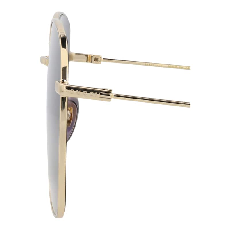Gucci Square-Frame Metal Sunglasses - NS