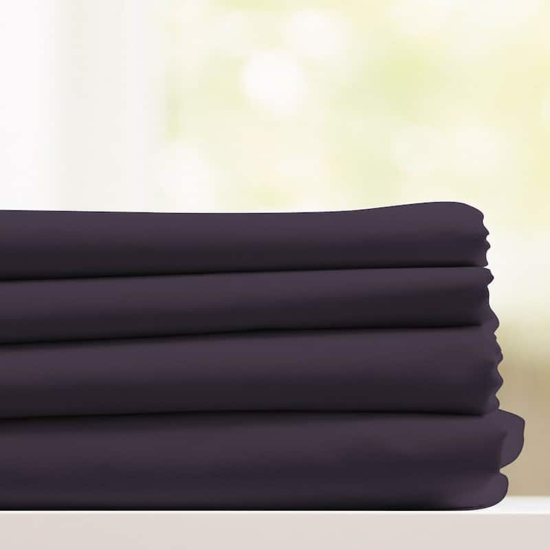 Soft As Cotton Hotel Quality 4-piece Bed Sheet Set - Purple - Full