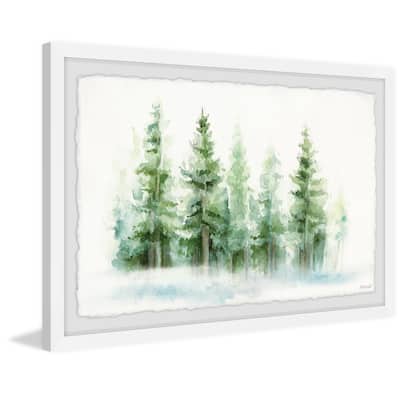 'Amongst the Trees' Framed Painting Print