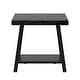 preview thumbnail 15 of 35, Bryson Rustic X-Base End Table with Shelf by iNSPIRE Q Classic
