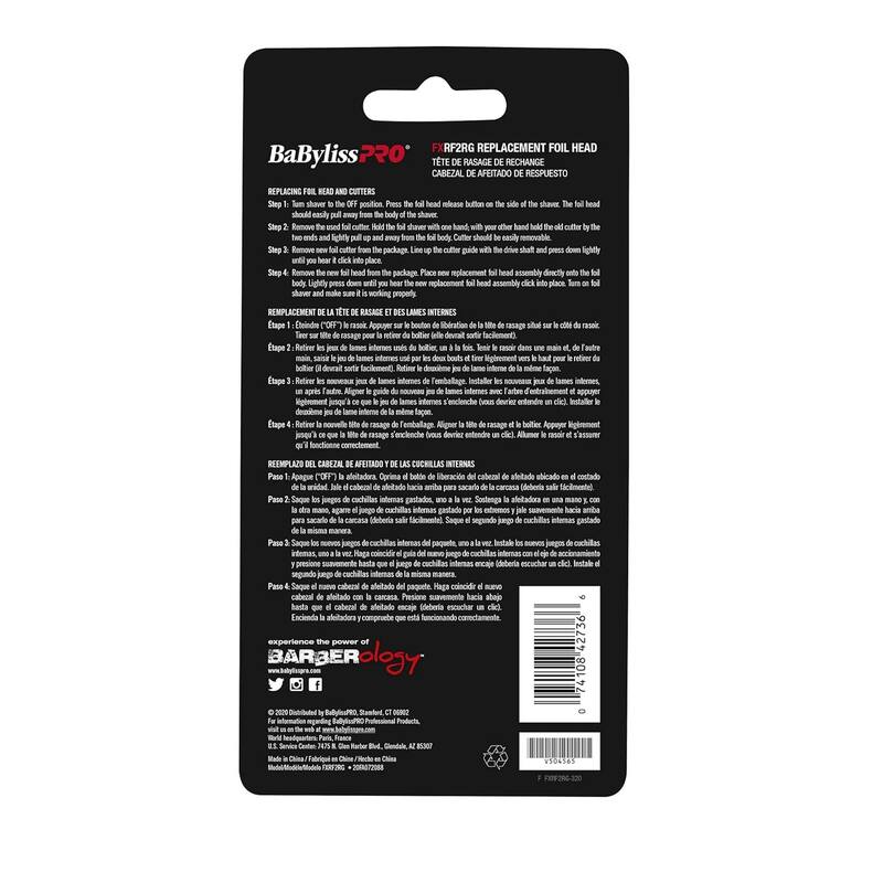Babyliss PRO replacement FOILS & CUTTER FOR FOILFX02 (Rose Gold)