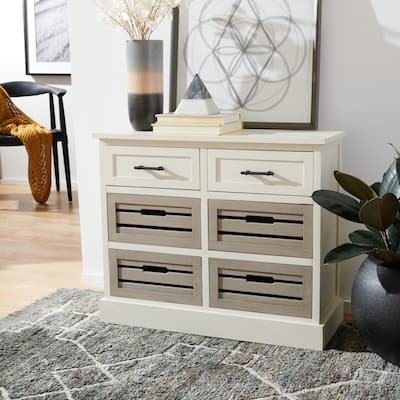 SAFAVIEH Briar Removable 6-Drawer Storage Chest - 31" W x 12.5" L x 26" H