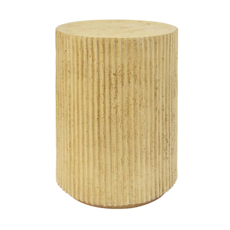 MGO Cylindrical Side Table - Antique brown